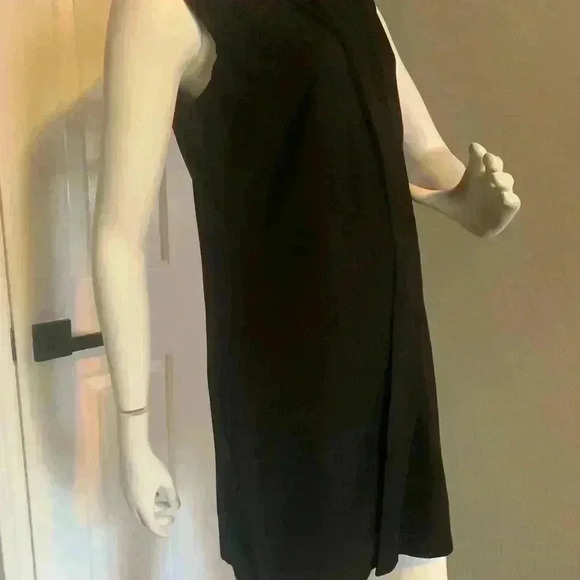 Marc Jacobs Black Pleated Shift Dress Womens Size Medium.     #300 - Picture 6 of 12